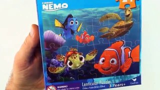 Finding Nemo 3D Jigsaw Puzzle, Nemo, Squirt, Marlin, Crush and Dory Lenticular Puzzle