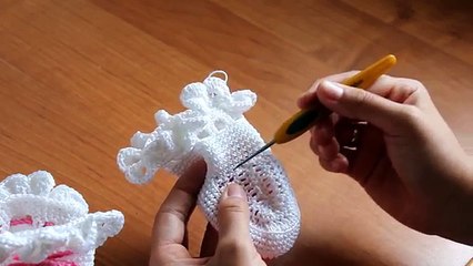 Вязание крючком. МК Пинетки Котята (часть 1) Crochet. Crocheted sandals.