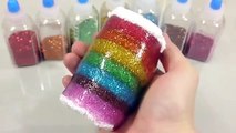 DIY How To Make Silver Kinetic Sand Colors Slime Mountain Learn Colors Glitter Slime Foam Clay