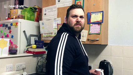 Adorable bulldog can balance almost anything on his head