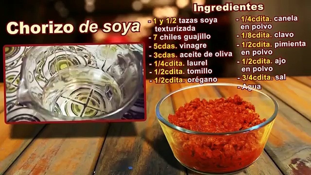 Chorizo de soya - Cocina Vegan Fácil