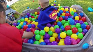 EASTER BALL PIT TOY HUNT!