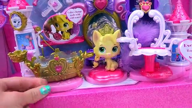 Disney Princess Palace Pets Beauty Salon Spa with Bath & Water Play Color Change Nails with Barbie