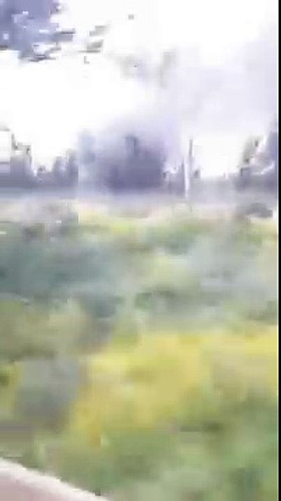 Une autre vidéo de l'accident d'avion à l'aéroport de Bufarik