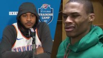 Russell Westbrook GOES OFF on Carmelo Anthony Who Says He STEALS Rebounds