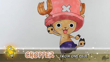 How to draw Tony Chopper [One Piece] drawing tutorial