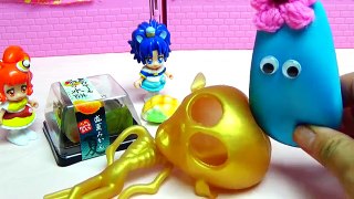 プリキュアアラモード❤️スクイーズちゃんのおともだちにスクイーズのたべものをたべさせよう！アニメ おもちゃ Kids Anime Toy Squishy
