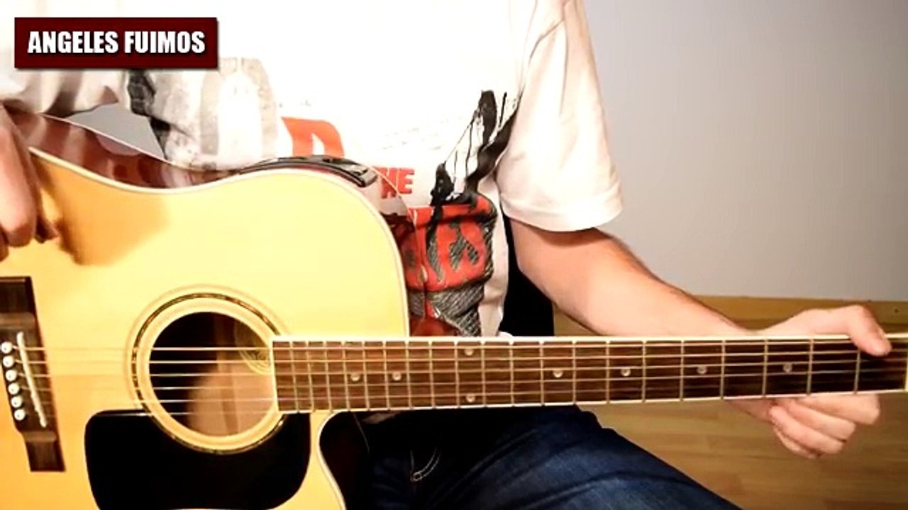 Como Tocar Angeles Fuimos En Guitarra Acústica - Dragon Ball Z - Tutorial #1 TCDG