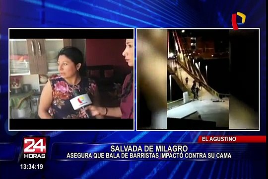 El Agustino: balacera entre barristas casi mata a una mujer