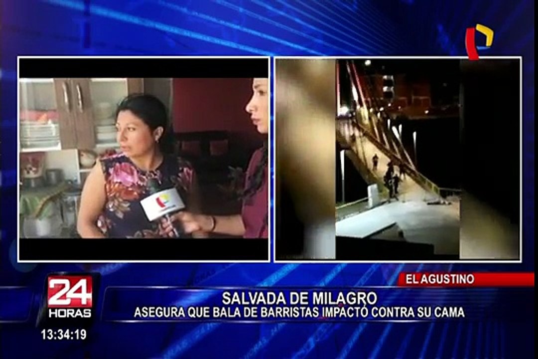 El Agustino: balacera entre barristas casi mata a una mujer