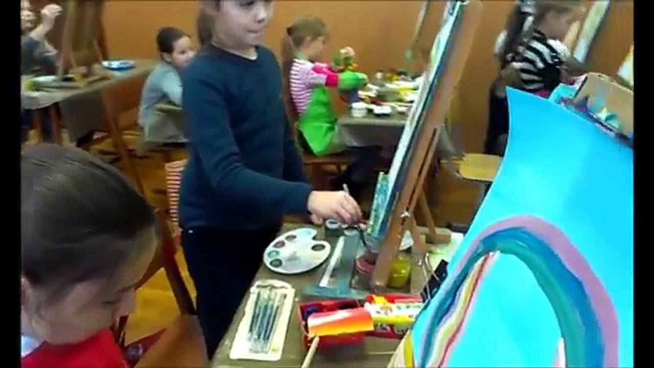 Уроки рисования для детей от 5 лет.Полосатая фантазия. Рисуем животных.