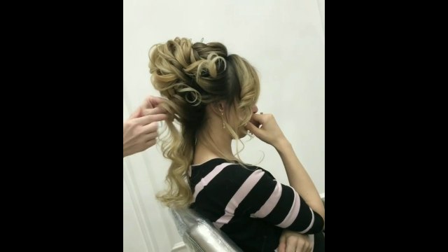 ★1easy wedding updo with curls prom hairstyles hair tutoria#curly wedding hairstylesfor medium hair tutorial#&