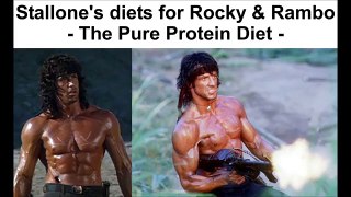 Stallones diets for Rocky and Rambo -- The Pure Protein Diet