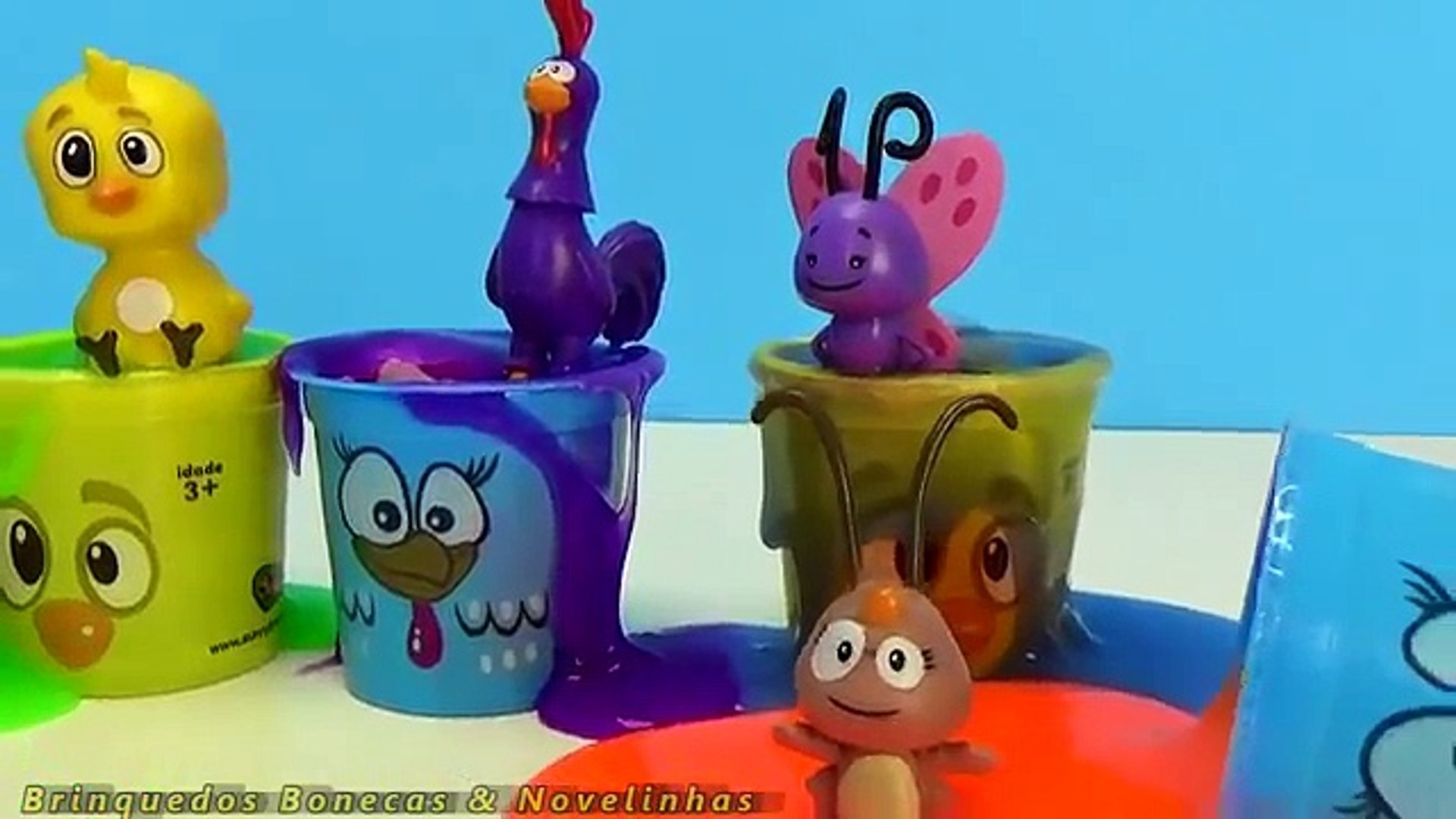 Galinha Pintadinha Surpresa Amoeba Masha Pintinho Amarelinho Dora Toy  Brinquedos Aprendendo Cores – Видео Dailymotion