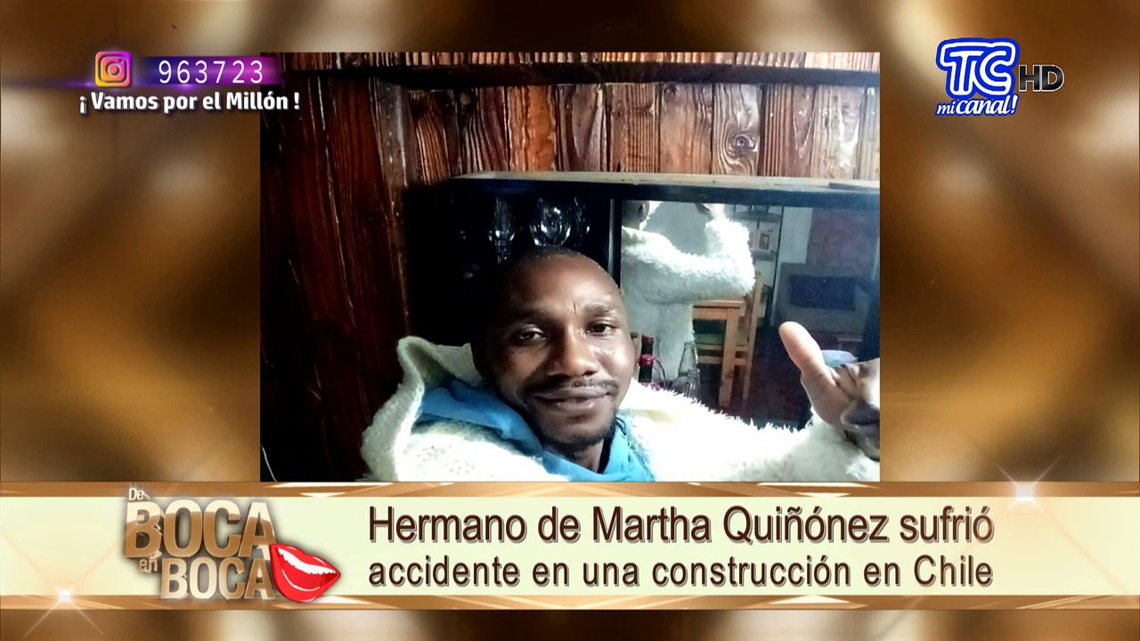 Martha Quiñónez pasa duros momentos, su hermano sufrió un accidente