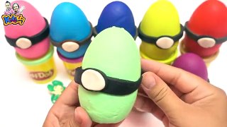 Learn Colors with POKEMON GO Play-Doh | เรียนรู้สี ภาษาอังกฤษ ไข่ Surprise TOYS โปเกม่อน