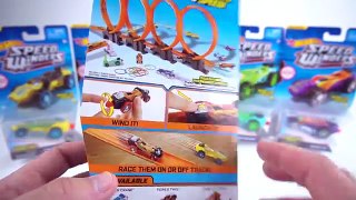 NEW HOT WHEELS SPEED WINDERS CARS RACE ON TRACK ARE SO FAST! STEAM VEHICLES