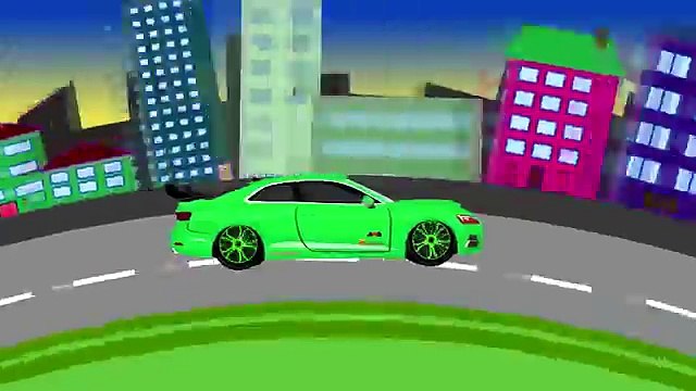 Green Sports Car and Car Wash | Zielone Auto Sportowe i Auto Myjnia Samochodowa