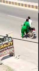 Girl gets embarrassed