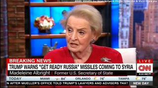 Former U.S. Secretary of State Madeleine Albright on Trump warns 