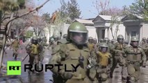 Violentos choques con la Policía en Chile tras la marcha por víctimas de la dictadura