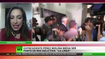 Otto Pérez Molina niega su participación en la red de corrupción