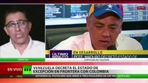 Venezuela decreta el estado de excepción en la frontera con Colombia
