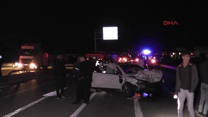 Konya'da İki Otomobil Çarpıştı: 1 Ölü, 3 Yaralı