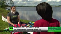 Esta joven surcará en solitario el Volga, un río ruso que es el más largo de Europa