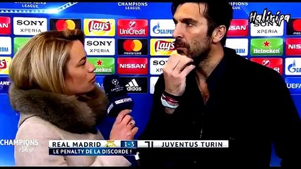 Buffon Incroyable colère  après Real 1-3 Juventus  !