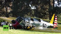 Harrison Ford resulta herido en un accidente de avioneta