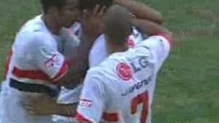 Gol São Paulo-2º tempo-37 min-Francisco Alex