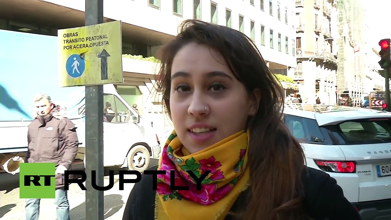 Activistas de Femen se desnudan en protesta contra la 'ley mordaza'