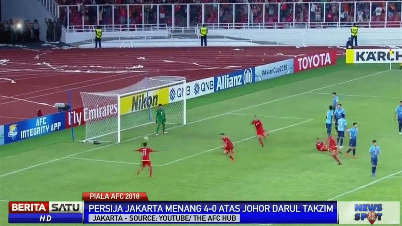 Gol Quat-trick Marko Simic Menghatar Persija Menang 4 Johor 0
