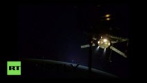 Espectacular grabación del desacoplamiento del carguero espacial ATV 'Georges Lemaitre'