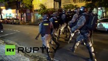 Brasil: Brutales enfrentamientos entre manifestantes y policías en Sao Paulo