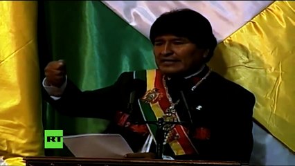 Evo Morales: "Aquí no mandan los gringos, aquí mandan los indios"