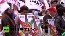 México: Protestas por el caso Ayotzinapa en México D.F.