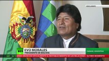 Evo Morales a RT: EE.UU. utiliza medios económicos para agredir a Venezuela y Rusia