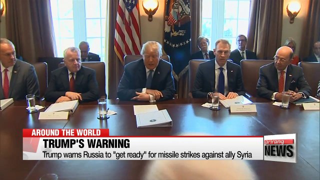 Trump warns Russia to get ready for missile strikes against ally Syria