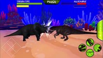 Jurassic Arena: Dinosaur Fight #2 - Triceratops, Parasaurolophus | Eftsei Gaming