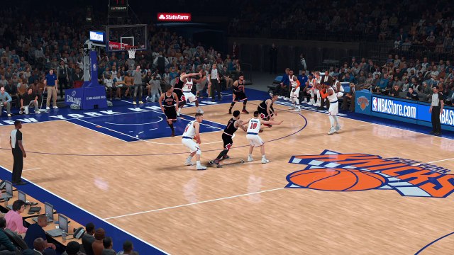 Sends it to the stands