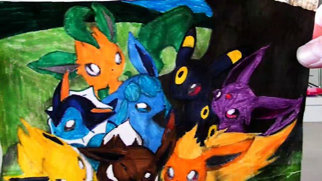 5 Peluches Pokemon (Evolutions d'Evoli) et un Playmobil figures