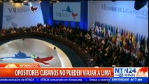 EE. UU. condenó a Cuba por impedir que opositores participen en la Cumbre de las Américas