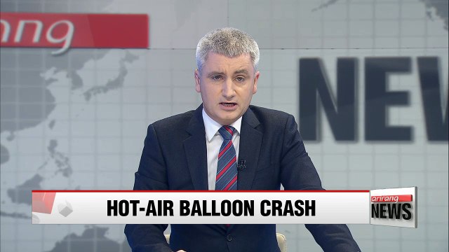 12 injured after hot-air balloon crashes in Jeju Island