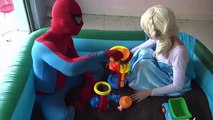 As incríveis aventuras da Princesa Elsa Frozen, Homem-Aranha e seus amigos #019
