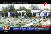 Argelia: 257 muertos en accidente aéreo