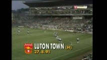 Arsenal - Luton Town 27-08-1991 Division One