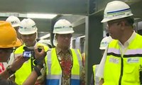 Anies Baswedan Lihat Langsung Kereta MRT