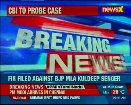 NewsX accesses FIR copy against BJP MLA Kuldeep Sengar; FIR registered under POCSO Act